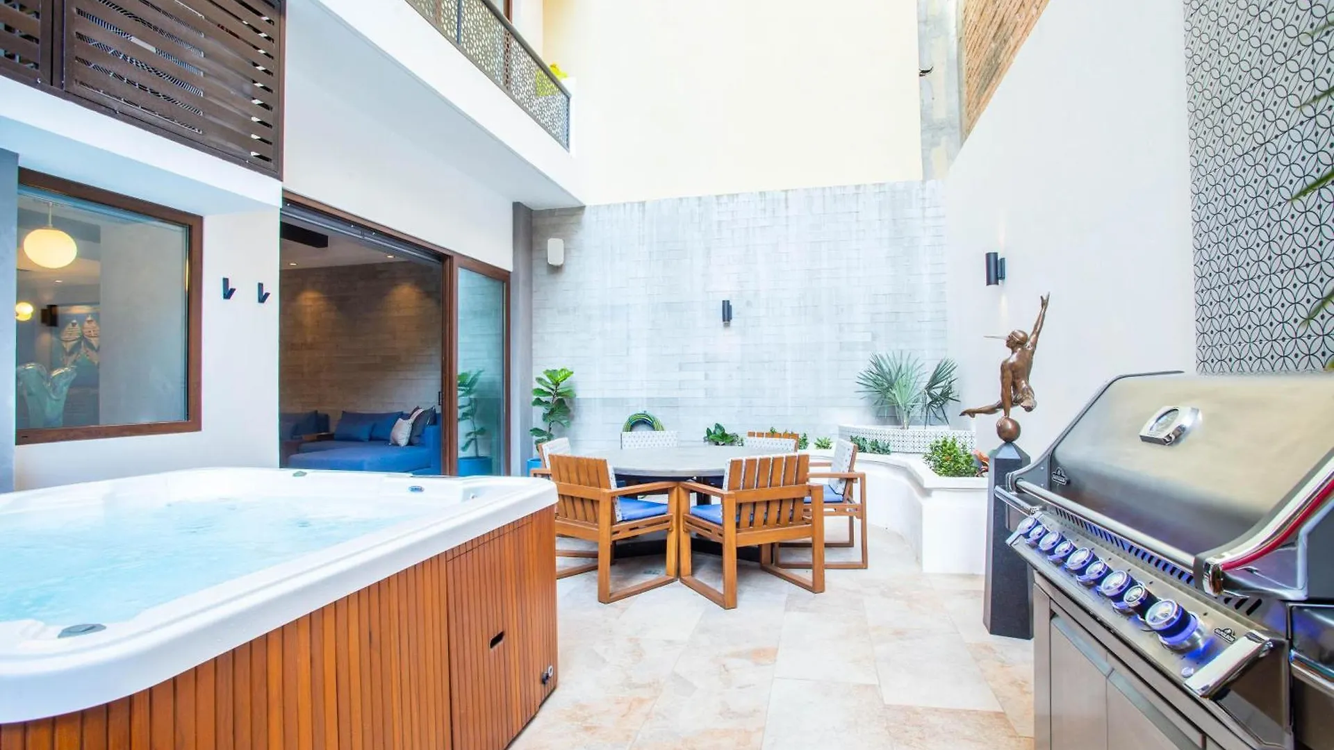 Casa Simpatica Private Hot Tub, Bbq, Desk And Pool Villa Puerto Vallarta
